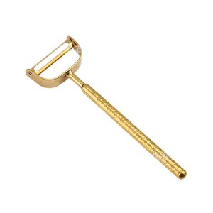 Shinyjh Stainless Steel Peeler Gold Color Thickened Multi Functional Kitchen <b>Tool</b> For <b>Fruit</b> <b>Vegetable</b> Potato Melon Peeling - Product Image 1