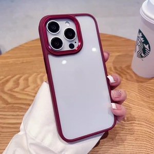 เคสโทรศัพท์คุณภาพสูง ผลิตจากวัสดุ PC และ TPU สำหรับ Apple iPhone 16 16 <span class=keywords><strong>Plus</strong></span> 16 Pro Promax 16P พร้อมกรอบป้องกันกล้อง - Product Image 6