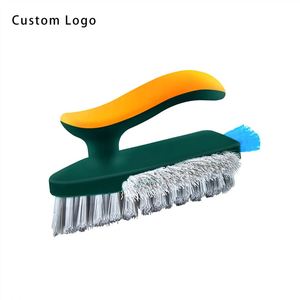 Custom Logo 4 in 1 Large Cleaning <b>Brushes</b> With Ergonomic Handle and Durable Squeegee <b>Scrub</b> <b>Brush</b> for Carpet Bathroom - Product Image 6