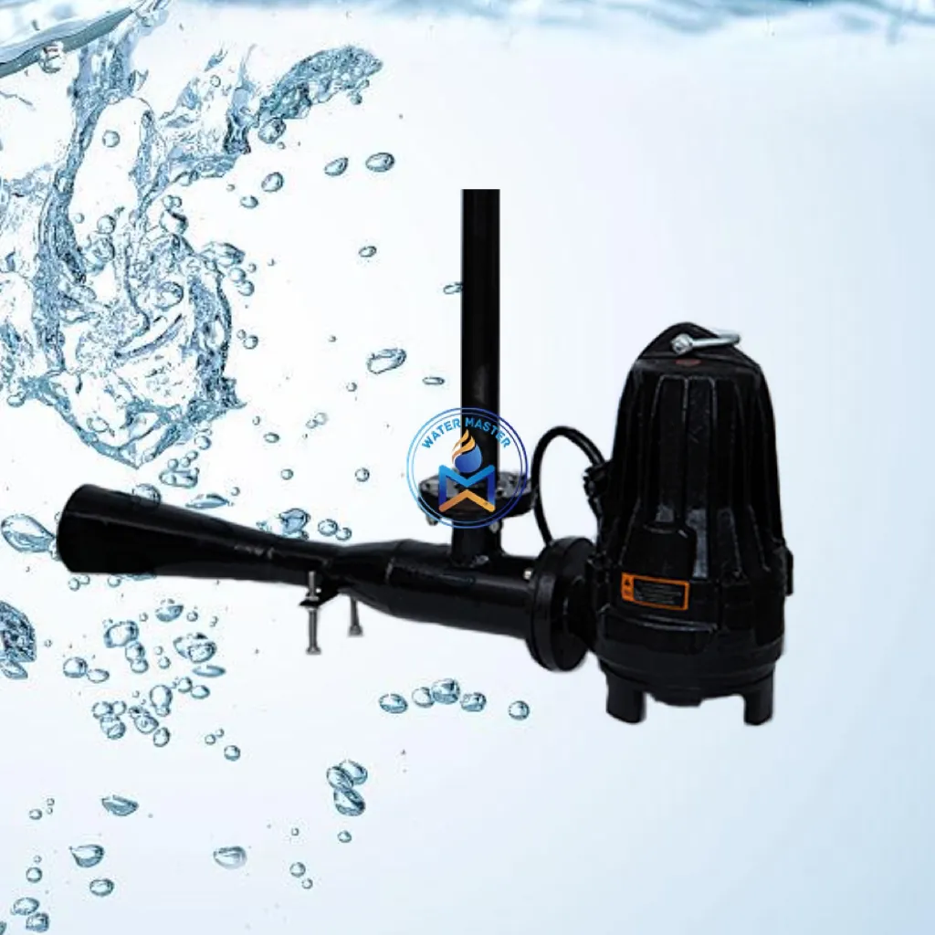 QSB submersible jet aerator mixing aerator sewage treatment removable submersible jet aerator