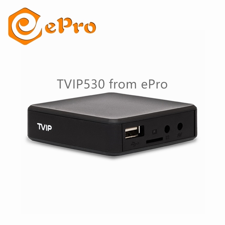 Meilleur Vendeur TVIP 530 Mini Linux OS télévision Amlogic S905X WIFI Airplay soutien Arabe iptv streaming boîte 410 412 605