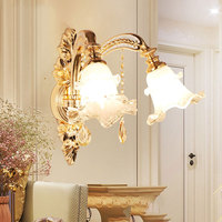 Lustres en cristal de verre de style européen Zhongshan, multi-têtes, classiques et luxueux, pour salon, décoration de villa