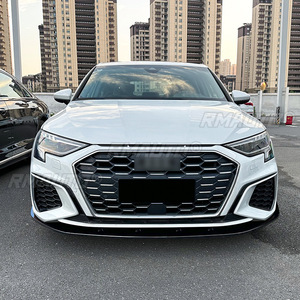 สปลิตเตอร์กันชนหน้า ดิฟฟิวเซอร์กันชนหน้า ฝาครอบป้องกันสำหรับ Audi A3 8Y S3 2021+ อุปกรณ์ตกแต่งรถยนต์ - Product Image 4