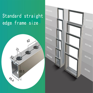 Système de stand d'exposition portable en aluminium de 62 mm d'épaisseur, structure en tissu, stand modulaire sans outils - Product Image 6
