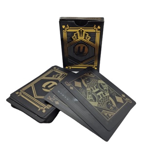 Casino Playing Cards 100% PVC 0.32/0.3mm Professional Customizing Poker Playing Cards