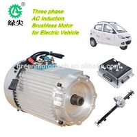 Moteur asynchrone 2kw 3kw 5kw 7,5 kw 10kw 15kw AC, contrôleur pour voiture électrique, vieux véhicule