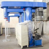 Disperseur Haute Vitesse Mélangeur de Peinture Dissolveur d'Encre pour Revêtements Acryliques, Malaxeur de Dispersion 500 L Machine à Mélanger la Peinture