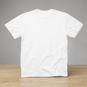 เสื้อยืดคอกลมแขนสั้นผู้ชาย ผ้าฝ้าย 100% ทรงปกติ ผ้าเจอร์ซีย์เนื้อนุ่ม  เรียบง่าย สไตล์ลำลอง สตรีทแวร์  รับสกรีนโลโก้ - Product Image 4