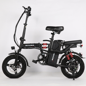 Chine Date Full Suspension Scooter Pliable 14 pouces 48v 400W Vélo Électrique Adultes Super Léger <span class=keywords><strong>Petit</strong></span> Vélo <span class=keywords><strong>Pliant</strong></span> Électrique - Product Image 1