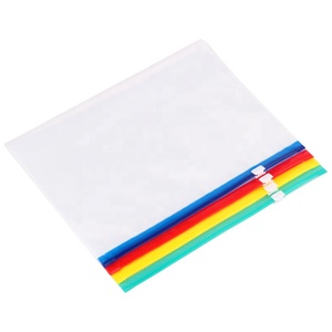 Personalizzato Multi-Colore di <span class=keywords><strong>Plastica</strong></span> PP Documento Busta File di Supporto del Sacchetto Per La Scuola Ufficio - Product Image 3