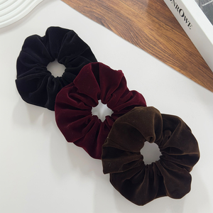 Fluwelen grote haar <span class=keywords><strong>scrunchie</strong></span> 5,5 inch haar elastiekjes oversized paardenstaart haarband voor dik krullend vrouwenhaar accessoires - Product Image 6