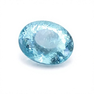 Piedra Preciosa Certificada SGARIT, Precio de Fábrica al por Mayor, Turmalina Paraiba Natural Azul de Corte Ovalado de 4.27ct, Piedra Suelta para Joyería - Product Image 4