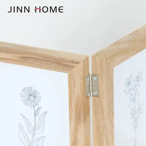 Jinn Home กรอบรูปพับ โต๊ะไม้ กรอบรูป แก้วศิลปะ- กรอบรูปบานพับ
