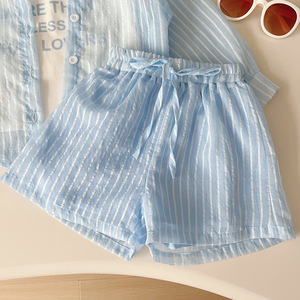 Set di <span class=keywords><strong>Abbigliamento</strong></span> Estivo per Bambine da 1 <span class=keywords><strong>a</strong></span> 10 Anni, Completo Casual con Camicia, Canotta e Pantaloncini, Set Tre Pezzi - Product Image 6