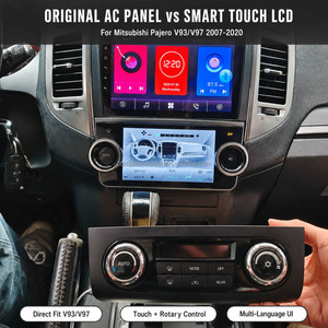 Écran tactile 6,9 pouces, panneau de commande de climatisation avec boutons AUTO AC pour Mitsubishi Pajero V93 V97 2007-2024 - Product Image 2