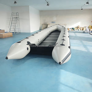 Bateau pneumatique multi-chambres à air le plus vendu, avec fond en aluminium, pour sports nautiques en haute mer - Product Image 5