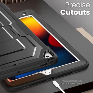 Funda Protectora TPE para iPad 7ª, 8ª, 9ª Generación, 10.2 Pulgadas, con Soporte Plegable Integrado - Product Image 4