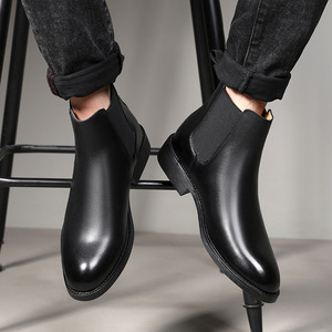Produits Dropshipping Bottines <span class=keywords><strong>Chelsea</strong></span> <span class=keywords><strong>en</strong></span> <span class=keywords><strong>Cuir</strong></span> de Haute Qualité pour Hommes Chaussures Montantes <span class=keywords><strong>en</strong></span> <span class=keywords><strong>Cuir</strong></span> Bottes pour Hommes Grandes Tailles 35-46 - Product Image 3