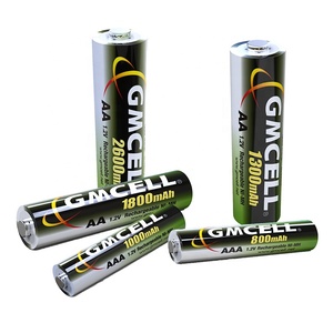 Gmcell nimh aa 1200mah <span class=keywords><strong>1.2v</strong></span> סוללה נטענת - Product Image 3