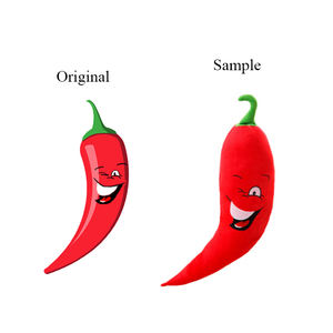 그림에서 남녀 공용 맞춤 장난감 수 놓은 뿔 PP 면 채워진 새로운 디자인 생일 선물 가방이 포함 된 부드러운 불 봉제 인형 - Product Image 5