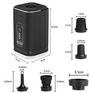 Mini Pompa d'Aria Elettrica con Batteria al Litio, Adattatore Valvola in Plastica ABS, Pressione 0.5 PSI, Doje ZKB-AC, Prodotta in Cina, 500 Pezzi/Confezione - Product Image 6