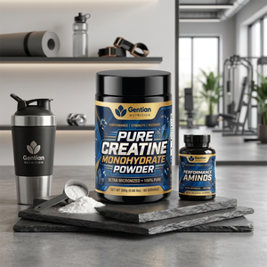 Gentian Nutrition Créatine Monohydrate en Poudre 100% Pure Ultra Micronisée 300g 1 dose par prise 24 mois pour la force musculaire - Product Image 5