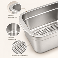 Ensemble de 8 boîtes alimentaires empilables en acier inoxydable, boîtes à lunch réutilisables pour le transport en extérieur, le camping, les pique-niques et la préparation des repas