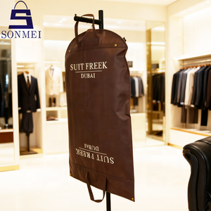 Couverture non tissée de costume de <span class=keywords><strong>vêtement</strong></span> marron personnalisé anti-poussière de Offre Spéciale de luxe - Product Image 5