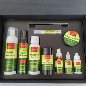 Marque privée <span class=keywords><strong>Cheveux</strong></span> Mousse Dentelle teinte spray fondant spray Extreme Strong Hold WaterProof colle adhérence dentelle perruque <span class=keywords><strong>kit</strong></span> - Product Image 3