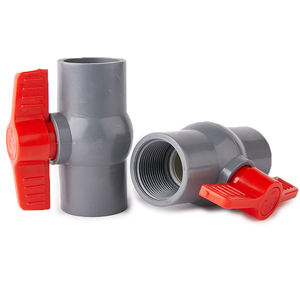 <span class=keywords><strong>Vanne</strong></span> à boisseau sphérique simple en PVC/UPVC <span class=keywords><strong>de</strong></span> haute qualité, prix usine, vente chaude DIN - Product Image 1