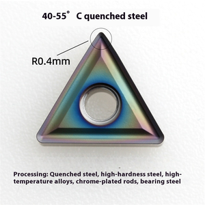 Vente en gros d'inserts de tournage circulaires extérieurs en acier trempé à sept couleurs Desca transfrontalières WNMG080408-MA/<span class=keywords><strong>MS</strong></span> TF618 - Product Image 3
