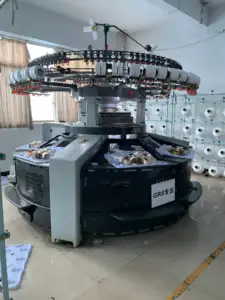 Double Knit Electronic Full Jacquard Circular Knitting Machine Series With Heavy-Duty Frame System