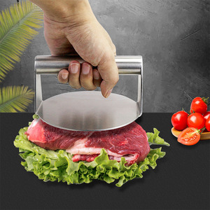 Prensa para Hamburguesas, Herramienta para Aplastar Hamburguesas para Plancha, Prensa para Hamburguesas de Acero Inoxidable para Smashburger, Tocino, Carne Molida, Salchicha - Product Image 6