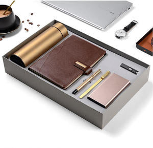 Coffret cadeau d'entreprise 2025, ensemble promotionnel de luxe, carnet A5, stylo signature, couleur et logo personnalisés, boîte cadeau pour hommes - Product Image 6