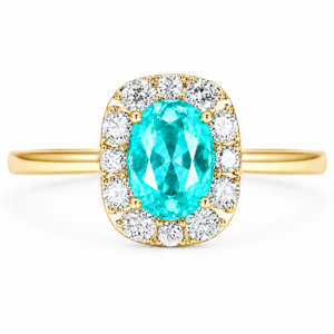UM Jewelry 925 Sliver 18K Gold Plated Blossom Corona Lab grown colored gemstones and Zircon <b>Ring</b> Anniversary Daily Gift - Product Image 5