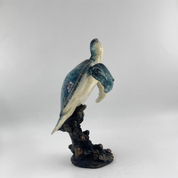 Figurines de tortues marines en résine pour la décoration de bureau, vente en gros