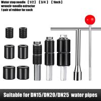 Ensemble complet de bouchons d'étanchéité pour tuyaux d'eau PPR de type universel - Bouchon anti-fuite pour tuyau de descente - Bouchon résistant à la pression