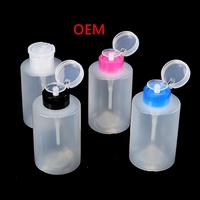 SunelPort - Dispensador de Presión de Plástico PET Vacío de 250 ml para Tónico Facial Profesional, Botella con Bomba para Quitar Esmalte de Uñas