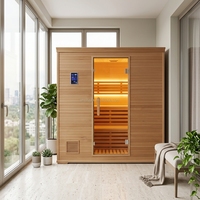 Sauna Tradisional Modern dengan Desain Spektrum Penuh untuk Penggunaan di Rumah dan Gym