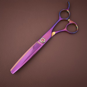 Tijeras de Peluquería Canina Scissors Factory, Acero 440C, 7 Pulgadas, Diseño de Color Vibrante - Product Image 3