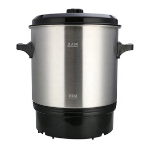 Marmite électrique multifonctionnelle en acier inoxydable 27L pour ragoût de bœuf, bouilloire à eau chaude grande capacité, machine à <span class=keywords><strong>confiture</strong></span>, garantie 1 an pour usage domestique - Product Image 2