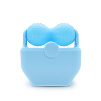 Masseur pour le visage et les yeux 2-en-1 Rouleau à glace en forme de V pour le blanchiment du corps Soulage la fatigue Douleur Rougeur Resserre la peau