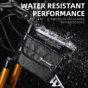 Sac de vélo à grande capacité de 1,4 L pour écran tactile TPU, tube avant, fermeture éclair amovible, étanche, pour route/VTT - Product Image 4
