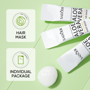 <span class=keywords><strong>Masque</strong></span> capillaire en feuille 10g portable à l'Aloe Vera, <span class=keywords><strong>ultra</strong></span>-éclaircissant, réparateur, nourrissant, pour brillance et douceur - Product Image 3