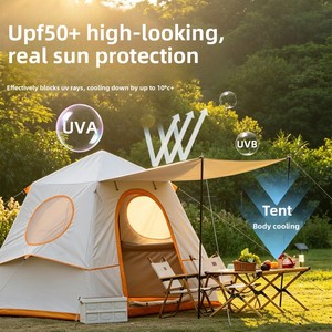 Carpa <span class=keywords><strong>GOFUN</strong></span> Cloud Travel de Inflado Rápido en 2 Minutos, de Tela Oxford para las Cuatro Estaciones, Aprobada por Influencers, Autoinflable 3D Todo en Uno - Product Image 3