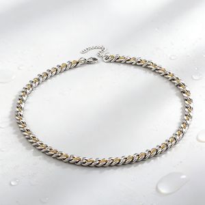 Yunnique – collier chaîne cubaine en acier inoxydable plaqué or pour hommes, style Hip Hop, largeur 20mm, bijoux de loisirs, cadeau - Product Image 4