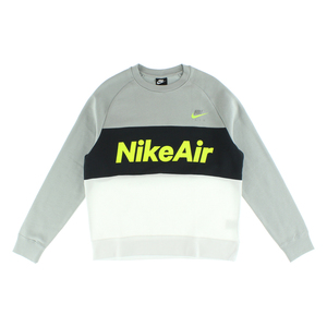 Felpa Nike da Uomo con Collo Tondo e Maniche Lunghe, Colore Grigio |   100% Autentico - Product Image 1