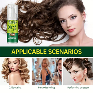 Haute brillance sans flocon tresse Gel maintien supplémentaire tresse <span class=keywords><strong>mousse</strong></span> huile d'<span class=keywords><strong>olive</strong></span> <span class=keywords><strong>perruque</strong></span> bouclée <span class=keywords><strong>mousse</strong></span> coiffante <span class=keywords><strong>mousse</strong></span> pour tresses <span class=keywords><strong>mousse</strong></span> coiffante - Product Image 4
