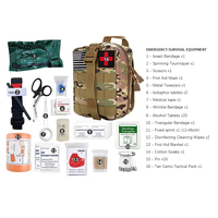 Trousse de premiers secours d'urgence Maitian FB020, 142 pièces, équipement de survie professionnel, sac pour le camping et les activités de plein air