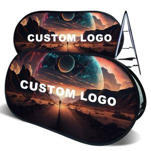 Customizable Oval Pop <b>Frame</b> Banner Eco-Friendly Digital Printed Scrolling Design Portable Foldable <b>Frame</b> for Indoor/Outdoor Use - Product Image 2